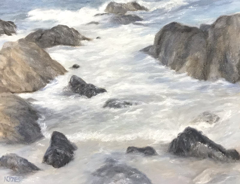 Tide Incoming, an oil painting by Nancy Jones